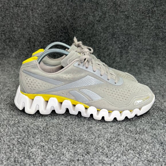 Reebok Zigtech Running Shoes Women's Size 8.5 Grey Athletic Training Sneakers - Picture 1 of 11